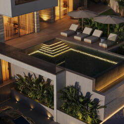 Paramount Residences Contemporary Architecture Natural Stone And Timber Finishes